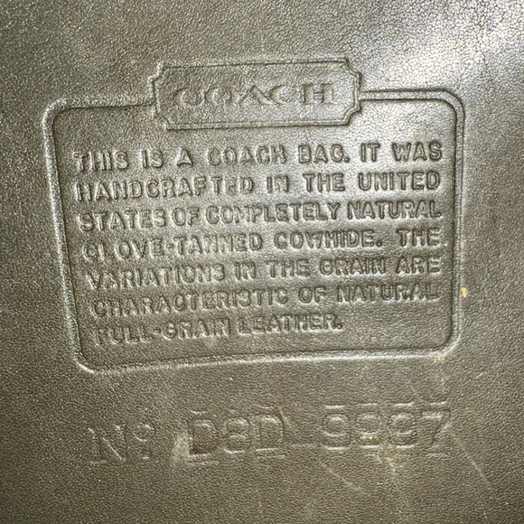 Vintage Coach Legacy Small Zip Crossbody Shoulder Bag 9997 Rare Sage Green Loden - Picture 14 of 15